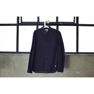 Penfield long sleeve polka dot shirt size Large